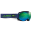 JULBO Quantum Ski Goggles,Dark Blue/Green,Orange Cat 3 Lenses w/Green Flash, Large 73712125