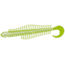 Kalins Fishing 4in Tickle Worm, Chartreuse Hologram, 4TW-533