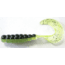Kalins Fishing Kalin 2in Triple Threat Grub, 50 Pack, Chartreuse/Shad, 2TG50-834