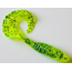 Kalins Fishing Kalin Lunker Grub, 3in, Chartreuse Salt &amp; Pepper, 10/Pack, 3G10-540