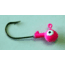 Kalins Fishing Kalin Roundhead Jig, 1/8oz, Size 1 Hook, Pink, 10/Pack, RH18-10