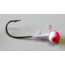 Kalins Fishing Kalin Roundhead Jig, 1/8oz, Size 1 Hook, Pink/White, 10/Pack, RH18-4