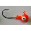 Kalins Fishing Kalin Roundhead Jig, 3/8oz, 2/0 Hook, Orange, 8/Pack, RH38-11