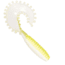 Kalin's Fishing Kalin Tickle Grub, 10, 5in, Chartreuse/Pearl, 5T8-525