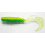 Kalin's Fishing Kalin Triple Threat Grub, 10, 2in, John Deere Green, 2TG10-872