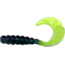 Kalin's Fishing Triple Threat Grub, 10, 2in, Junebug/Chartreuse Tail, 2TG10-820