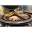 Kamado Joe Classic Joe Half Moon Cast Iron Reversible Griddle, Black, Medium, KJ-HCIGRIDDLE