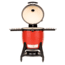 Kamado Joe Big Joe III 24 inch Charcoal Grill, Ceramic, Red, Large, KJ15041021