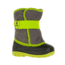 Kamik Snowbug 3 Winter Boot, Charcoal Lime, 7, NK9082S-CLM-7