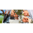 Kast King Gila Aluminum Straight Nose Plier, Burnt Orange, 7.5in, KKTATLSPLR8SALGIBTO