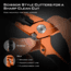 Kast King Gila Aluminum Straight Nose Plier, Burnt Orange, 7.5in, KKTATLSPLR8SALGIBTO