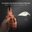 Kast King Gila Aluminum Straight Nose Plier, Burnt Orange, 7.5in, KKTATLSPLR8SALGIBTO