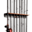 Kast King Patented V15 Vertical Fishing Rod Holder, Orange/Black, 2pc, KKTAROMRRV15BK2