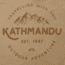 Kathmandu KMD Earth Hooded Pullover - Mens, Golden Brown/Outdoor Adventure Print, S, 15117/NIB/S