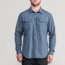 Kathmandu RFIDtech Long Sleeve Shirt - Mens, Mid Blue Marle, Extra Large, A0339/I60/XL