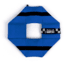 Katies Bumpers Frequent Flyer Square Blue FF1BLU