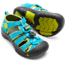 KEEN Big Kids Newport H2 Sandals, Hawaiian Blue/Green Glow, 1, 1012314-415-1