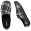 KEEN Howser Slide Slippers - Womens, Black Plaid/Black, Medium, 9, 1021846-001-9