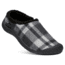 KEEN Howser Slide Slippers - Womens, Black Plaid/Black, Medium, 9, 1021846-001-9