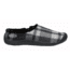 KEEN Howser Slide - Women's, Black Plaid/Black, Medium, 11, 1021846-001-11