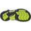 KEEN Little Kids Newport H2 Sandals, Black/Lime Green, 8, 1009942-505-8