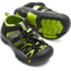 KEEN Little Kids Newport H2 Sandals, Black/Lime Green, 8, 1009942-505-8