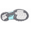 KEEN Newport H2 Multi Sport Sandals - Women's, Steel Grey/Blue Turquoise, Medium, 10, 1018834-001-10