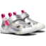 KEEN Toddlers Pep Fisherman Sandals, Silver/Vivacious, 7, 1020014-001-7