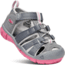 KEEN Toddlers Seacamp II CNX Sandals, Steel Grey/Rapture Rose, 4, 1020647-15-4