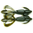 Keitech Crazy Flapper, Green Pumpkin, 3.6in Twin Tail Craw/Creature, 7Pk, Bag/Blister Pack, Squid Scent Infused, CF36101