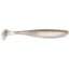Keitech Easy Shiner, Light Hitch, 4in, Shad Shaped Paddletail Swimbait, 7Pk, Blister Pack, Squid Scent Infused, ES4481