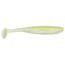Keitech Easy Shiner, Chartreuse Shad, 3in, Shad Shaped Paddletail Swimbait, 10Pk, Tray &amp; Bag, Squid Scent Infused, ES3484