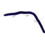 Kellys Plow Jockeys Pre-Rigged Plastic Worm, 5 1/2in, 3 Number 6 Hooks, Purple Wild Grape, PJ100-PWG