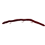 Kellys Plow Jockeys Pre-Rigged Plastic Worm, 5 1/2in, 3 Number 6 Hooks, Red Swamp Berry, PJ100-RSB