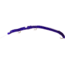 Kellys Striper Pre-Rigged Plastic Worm, 5 1/2in, 3 Sz 6 Hooks Purple/White, ST102-PW