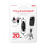 KeySmart MagConnect Pro Locking Magnetic Quick Connect, Black, KS847-BLK
