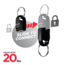 KeySmart MagConnect Pro Locking Magnetic Quick Connect, Black, KS847-BLK