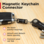 KeySmart MagConnect Pro Locking Magnetic Quick Connect, Black, KS847-BLK