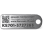 KeySmart RecoverID Lost &amp; Found Recovery Tag, 1 Pack, Stainless, KS701-SS