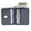 KeySmart Urban Union Bi-Fold Wallet, Grey, KS837-GRY