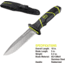 Kilimanjaro Gear Kibo Survival Fixed Blade Knife,4.75in, Black Handle, Black ComboEdge KJ910091