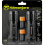 Kilimanjaro Gear LED Flashlight 2pk, Black, 250 Lumens, 3 AAA Included KJ910080, EDEMO1