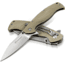 Kilimanjaro Gear Morsa Folding Knife,3.5in,Tan Wood Grain G10 Handle,Plain Blade KJ910027