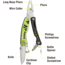 Kilimanjaro Gear Rappel Multi Tool,Plain KJ910065