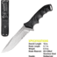 Kilimanjaro Gear Shira Survival Fixed Blade Knife,4.7in, Black Handle, Black ComboEdge Blade KJ910094