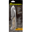 Kilimanjaro Gear Victus Folding Knife,3.5in w/ Gut Hook,Camp Handle, Black Plain KJ910088