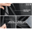 King 4WD Replacement Soft Top, Jeep Wrangler JK 2 Door 2007 - 2009, w/ Tinted Windows, Black Diamond, 14010335