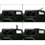 King 4WD Replacement Soft Top, Jeep Wrangler JK 2 Door 2007 - 2009, w/ Tinted Windows, Black Diamond, 14010335