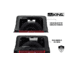 King 4WD Replacement Soft Top, Jeep Wrangler Unlimited JK 4 Door 2007 - 2009, w/ Tinted Windows, Black Diamond, 14010435