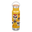 Klean Kanteen 12oz Insulated Classic Bottle w/ Bamboo Cap, Skulls, 1010923